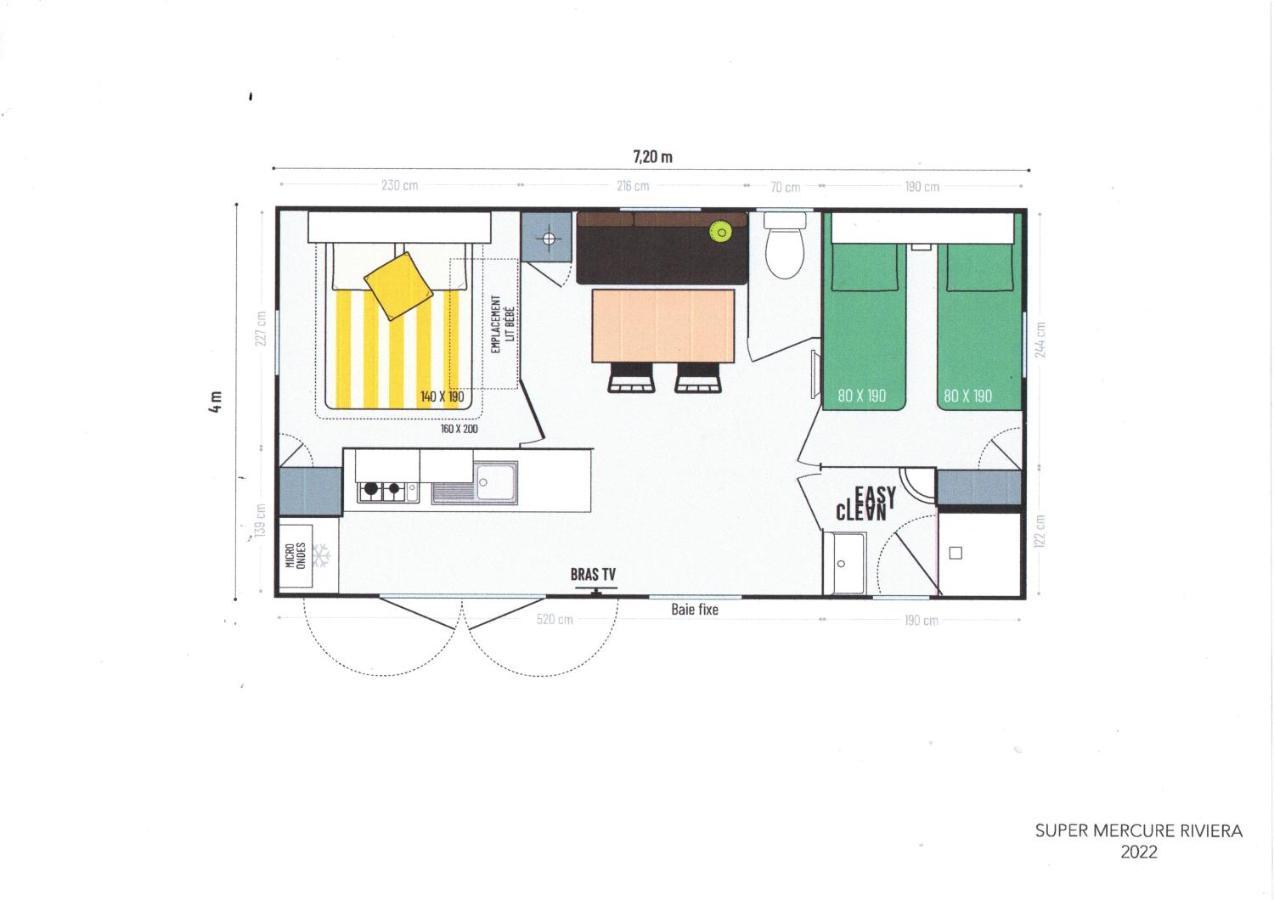 Camping Le Picard Tournieres 외부 사진